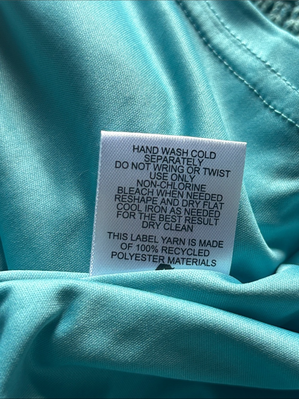 Olive & Oak Teal Crochet Mini Dress - Picture 8 of 9